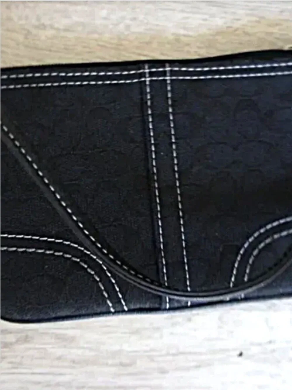 Coach Black Signature Wristlet Wallet Zipped Handbag With Hangtag  NWOT